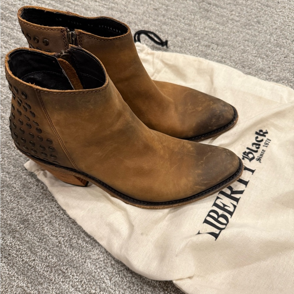 Liberty Black Brown Ankle Boots